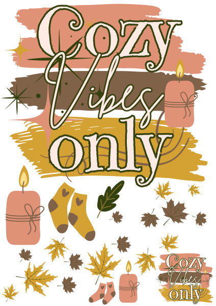 Bügelbild Good Vibes Only